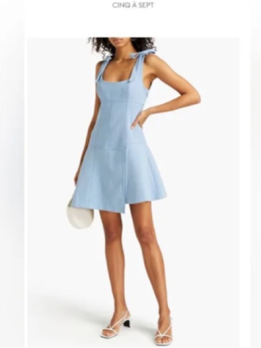 Cinq a Sept Jeanette Light Blue Dress with alteration